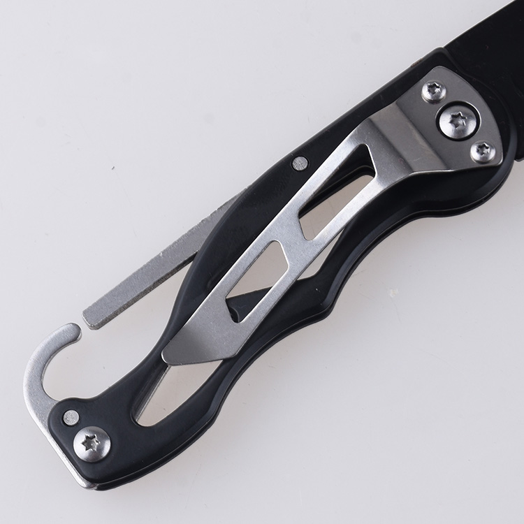 HU-2512 folding knife stainless steel carabiner wholesale s09