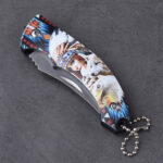 HU-2525 folding knife 3D printing wholesale stock s01