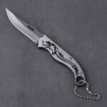 Stock folding knife low price stainless steel HU-2502 s02