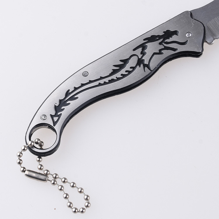 Stock folding knife low price stainless steel HU-2502 s08