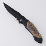 HU-2536 folding knife PP brown wood handle wholesale source s01