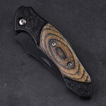 HU-2536 folding knife PP brown wood handle wholesale source s12