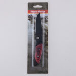 HU-2537 folding knife PP red wood handle wholesale source s08