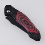 HU-2537 folding knife PP red wood handle wholesale source s10