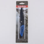 HU-2538 folding knife PP blue wood handle wholesale source s08