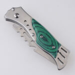 HU-2542 folding knife steel wood handle wholesale low price s10