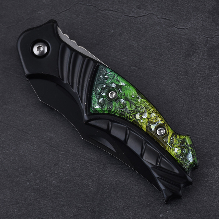 HU-2543 folding knife PP 3D printing handle foreign trade s13