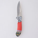 HU-2549 folding knife trader RTS 3D printing red open s07