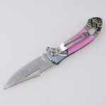 HU-2550 folding knife trader RTS 3D printing purple open r15