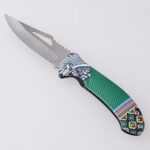 HU-2552 folding knife trader RTS 3D printing black green s01