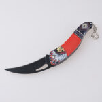 HU-2553 folding knife trader RTS 3D printing black red s03