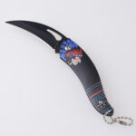 HU-2555 folding knife trading RTS 3D printing black blue s01