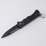 HU-2559 folding knife trade RTS Alibaba black PP handle s03