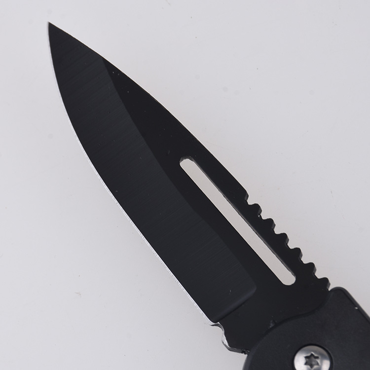 HU-2559 folding knife trade RTS Alibaba black PP handle s04