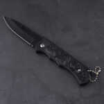 HU-2559 folding knife trade RTS Alibaba black PP handle s09