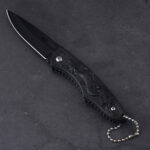 HU-2560 folding knife trade RTS Alibaba black PP handle s09