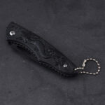 HU-2560 folding knife trade RTS Alibaba black PP handle s12