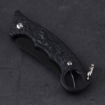 HU-2561 folding knife trade RTS Alibaba black PP handle s12