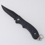 HU-2562 folding knife trade RTS Alibaba black PP handle s01