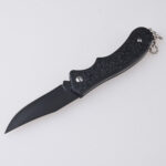 HU-2562 folding knife trade RTS Alibaba black PP handle s03