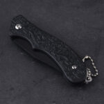 HU-2562 folding knife trade RTS Alibaba black PP handle s12