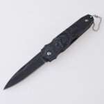 HU-2563 folding knife trade RTS Alibaba black PP handle s02