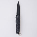 HU-2563 folding knife trade RTS Alibaba black PP handle s08