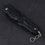 HU-2563 folding knife trade RTS Alibaba black PP handle s13