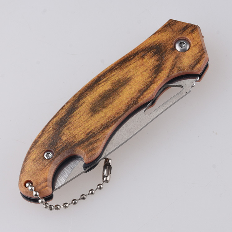 HU-2565 folding knife wholesale Alibaba RTS PP handle yellow s11