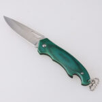 HU-2566 folding knife wholesale Alibaba RTS PP handle green s01