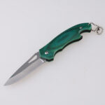 HU-2566 folding knife wholesale Alibaba RTS PP handle green s02