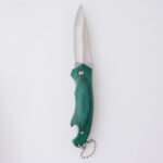 HU-2566 folding knife wholesale Alibaba RTS PP handle green s07