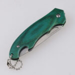 HU-2566 folding knife wholesale Alibaba RTS PP handle green s11