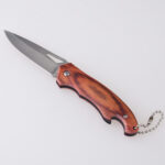 HU-2567 folding knife wholesale Alibaba RTS PP handle brown s01