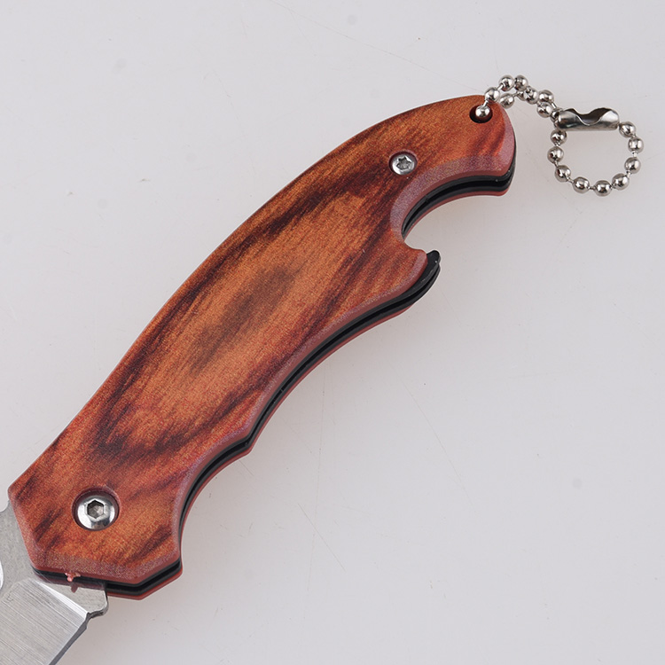 HU-2567 folding knife wholesale Alibaba RTS PP handle brown s05