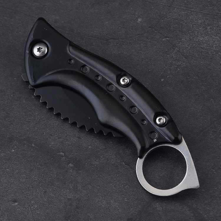 HU-2569 folding knife wholesale Alibaba RTS PP hawkbill s10