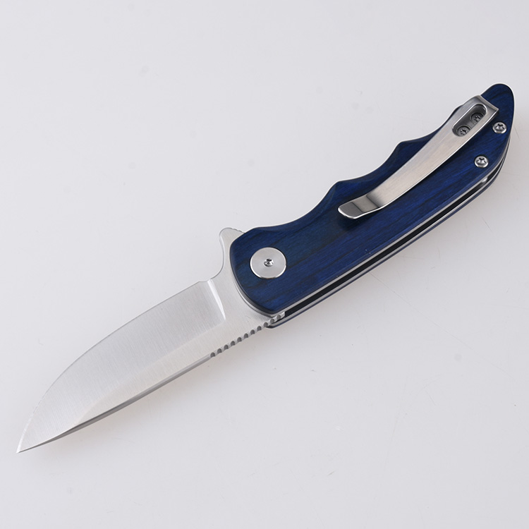 YC25A folding knife customized materials fair display s03