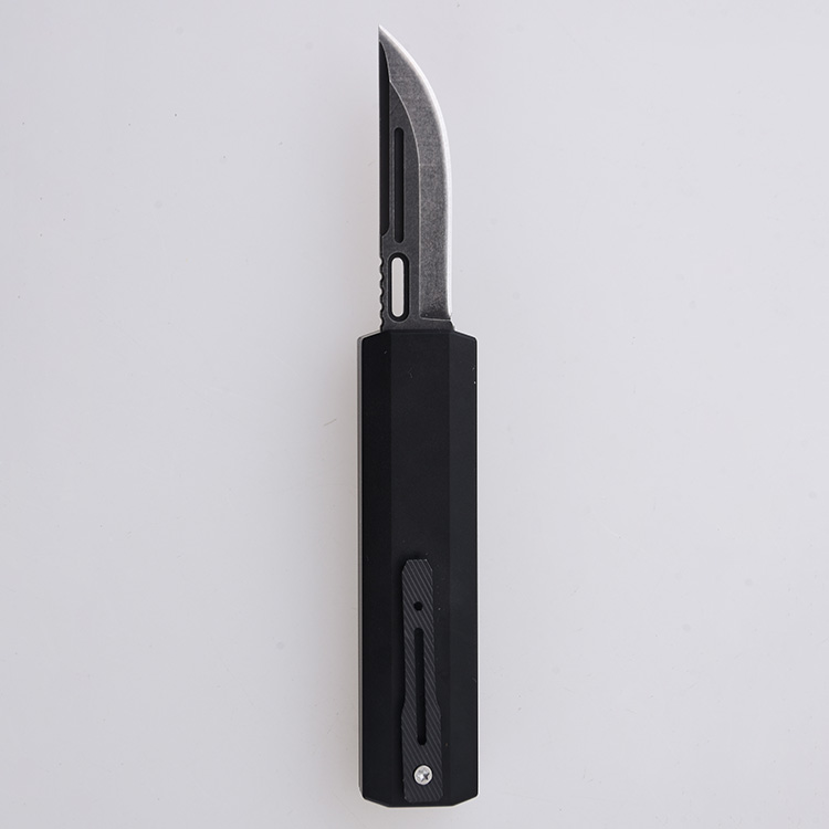 FM-K002B O.T.F. automatic open blade knife EDC pocket spring s08