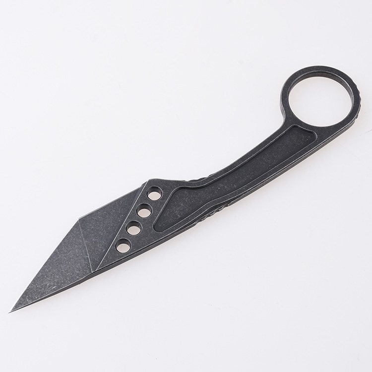 YD09B fixed blade neck knife self-defense 2024 s06